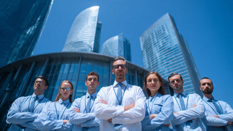 professional_corporate_manpower_team_standing_in_front